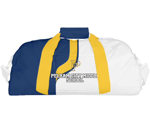 Duffle Bag, Pelham City Middle School, Spirit Store, Teamtime, Team time, sublimation, custom sports apparel, team uniforms, spirit wear, spiritwear, sports uniforms, custom shirts, team store, custom team store, fundraiser sports, apparel fundraiser