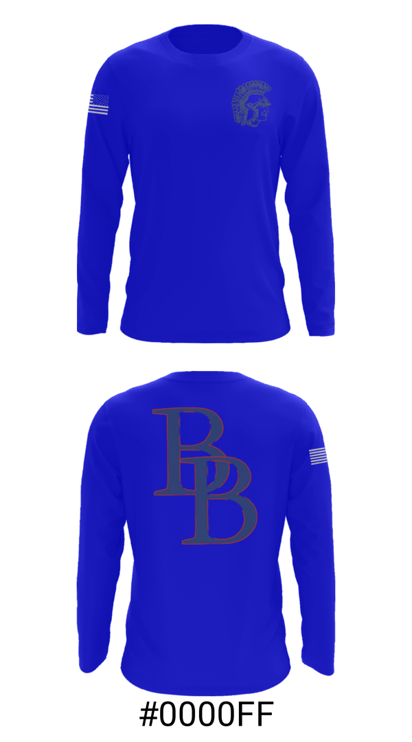 Long Sleeve Performance Shirt, Blind Brook High School Basketball, Men's Basketball, Teamtime, Team time, sublimation, custom sports apparel, team uniforms, spirit wear, spiritwear, sports uniforms, custom shirts, team store, custom team store, fundraiser sports, apparel fundraiser