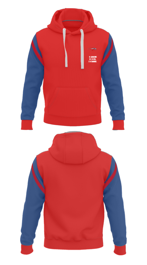 Hoodie, Hammond School Swimming, Swimming, Teamtime, Team time, sublimation, custom sports apparel, team uniforms, spirit wear, spiritwear, sports uniforms, custom shirts, team store, custom team store, fundraiser sports, apparel fundraiser