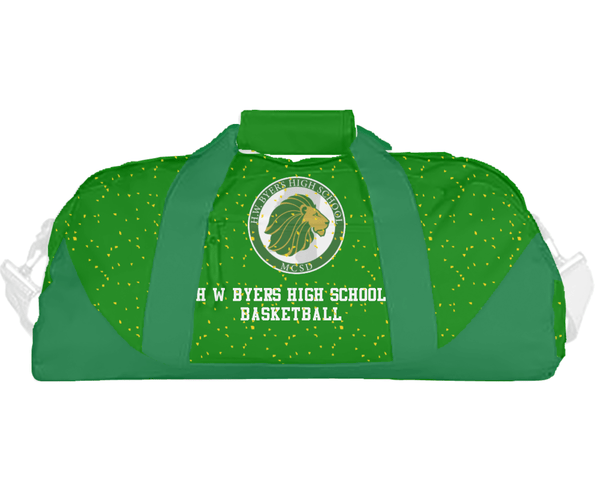 Duffle Bag, H W Byers High School Basketball, Women's Basketball, Teamtime, Team time, sublimation, custom sports apparel, team uniforms, spirit wear, spiritwear, sports uniforms, custom shirts, team store, custom team store, fundraiser sports, apparel fundraiser