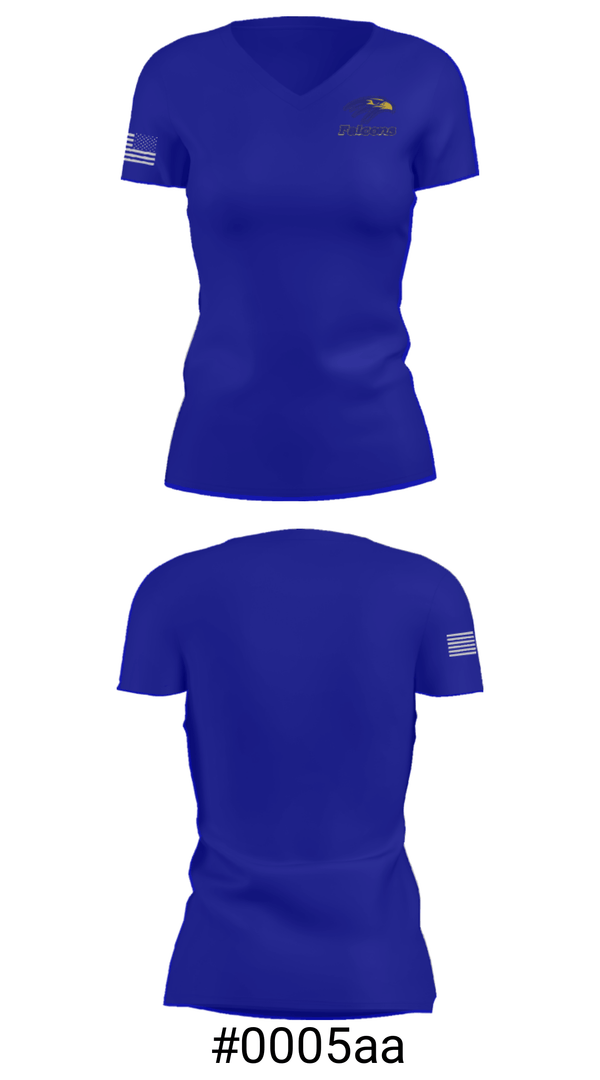 Women's Short Sleeve Vneck Shirt, Bow High School Wrestling, Wrestling, Teamtime, Team time, sublimation, custom sports apparel, team uniforms, spirit wear, spiritwear, sports uniforms, custom shirts, team store, custom team store, fundraiser sports, apparel fundraiser