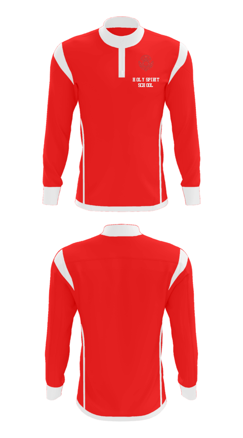 Quarter Zip Jacket, Holy Spirit School, Spirit Store, Teamtime, Team time, sublimation, custom sports apparel, team uniforms, spirit wear, spiritwear, sports uniforms, custom shirts, team store, custom team store, fundraiser sports, apparel fundraiser
