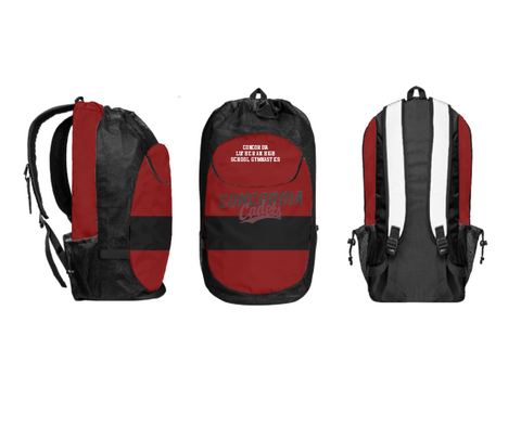 Gear Bag, Concordia Lutheran High School Gymnastics, Spirit Store, Teamtime, Team time, sublimation, custom sports apparel, team uniforms, spirit wear, spiritwear, sports uniforms, custom shirts, team store, custom team store, fundraiser sports, apparel fundraiser