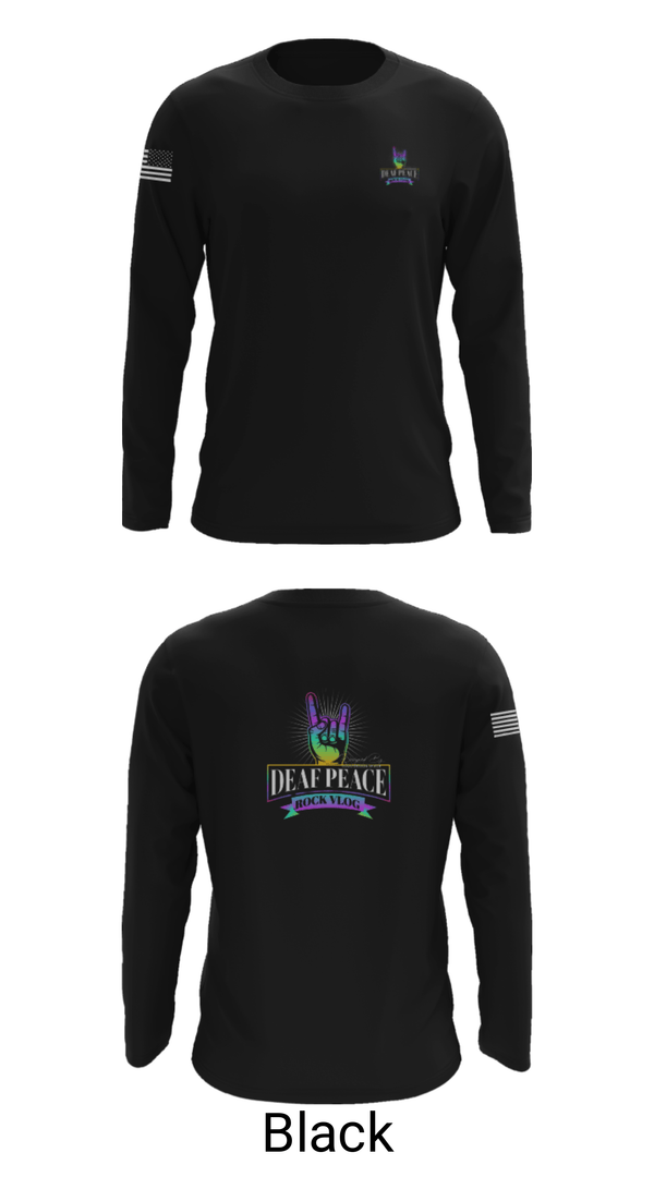 Long Sleeve Performance Shirt, DeafPeaceRockVlog, , Teamtime, Team time, sublimation, custom sports apparel, team uniforms, spirit wear, spiritwear, sports uniforms, custom shirts, team store, custom team store, fundraiser sports, apparel fundraiser