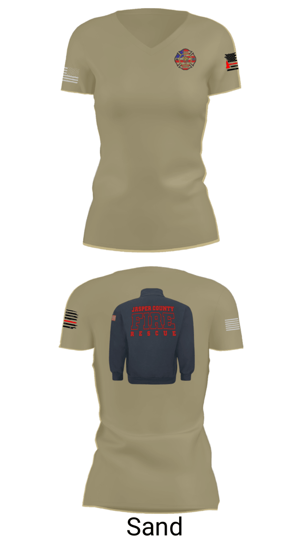 Women's Short Sleeve Vneck Shirt, , Fire Department, Teamtime, Team time, sublimation, custom sports apparel, team uniforms, spirit wear, spiritwear, sports uniforms, custom shirts, team store, custom team store, fundraiser sports, apparel fundraiser