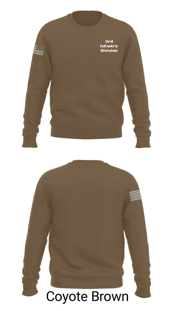 Crew Neck Sweatshirt, 3rd Infantry Division, , Teamtime, Team time, sublimation, custom sports apparel, team uniforms, spirit wear, spiritwear, sports uniforms, custom shirts, team store, custom team store, fundraiser sports, apparel fundraiser