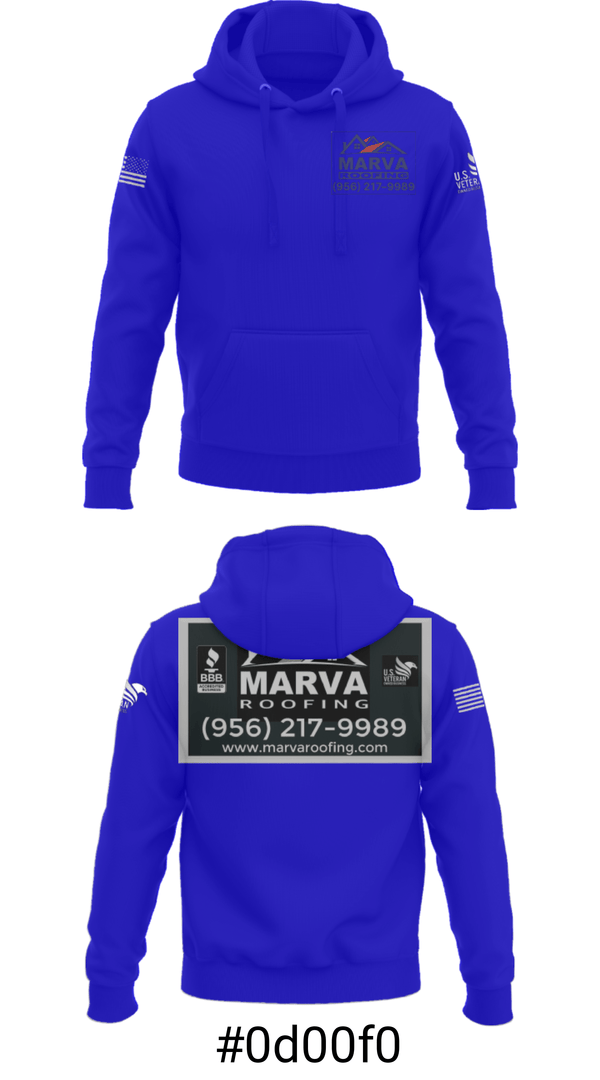 Hoodie, Marva Roofing, , Teamtime, Team time, sublimation, custom sports apparel, team uniforms, spirit wear, spiritwear, sports uniforms, custom shirts, team store, custom team store, fundraiser sports, apparel fundraiser
