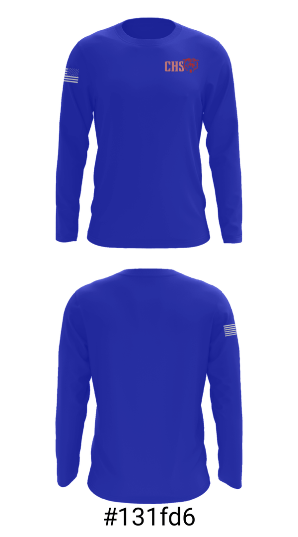 Long Sleeve Performance Shirt, Coolidge High School Wrestling, Wrestling, Teamtime, Team time, sublimation, custom sports apparel, team uniforms, spirit wear, spiritwear, sports uniforms, custom shirts, team store, custom team store, fundraiser sports, apparel fundraiser