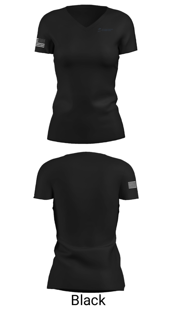 Women's Short Sleeve Vneck Shirt, Stone Ridge Christian High School Swimming, Swimming, Teamtime, Team time, sublimation, custom sports apparel, team uniforms, spirit wear, spiritwear, sports uniforms, custom shirts, team store, custom team store, fundraiser sports, apparel fundraiser
