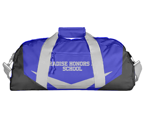 Duffle Bag, Paradise Honors High School, Spirit Store, Teamtime, Team time, sublimation, custom sports apparel, team uniforms, spirit wear, spiritwear, sports uniforms, custom shirts, team store, custom team store, fundraiser sports, apparel fundraiser