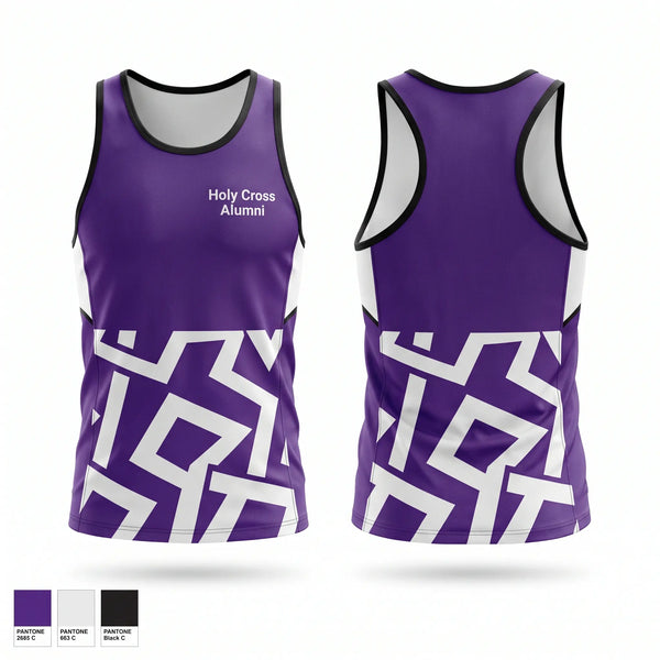 Mens Track Singlet, Holy Cross Alumni, Track & Field, Teamtime, Team time, sublimation, custom sports apparel, team uniforms, spirit wear, spiritwear, sports uniforms, custom shirts, team store, custom team store, fundraiser sports, apparel fundraiser