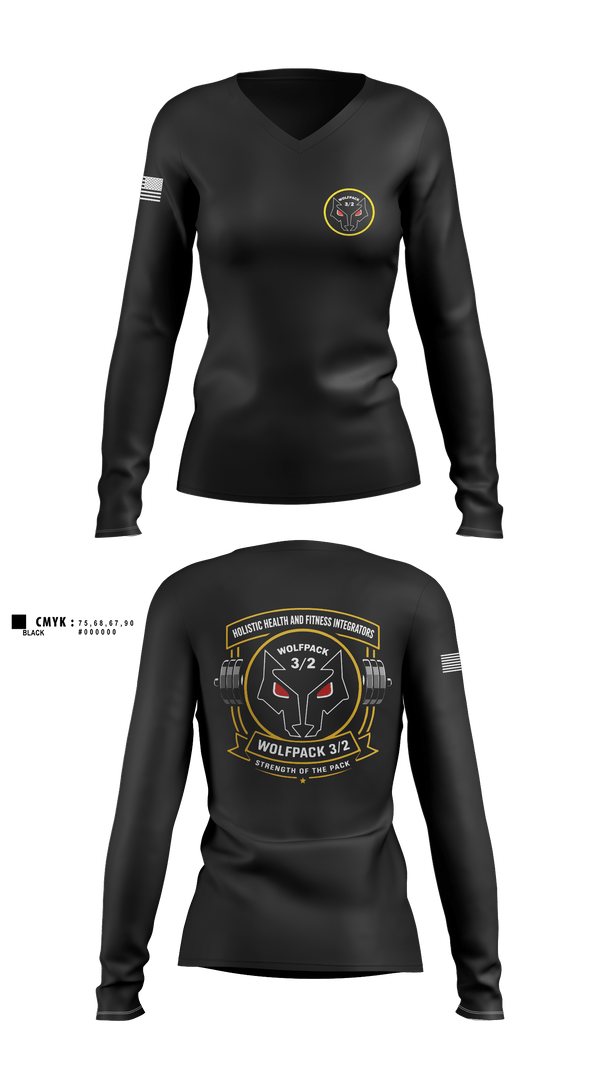 Womens Long Sleeve Vneck Shirt, Mattsalinas2, Army, Teamtime, Team time, sublimation, custom sports apparel, team uniforms, spirit wear, spiritwear, sports uniforms, custom shirts, team store, custom team store, fundraiser sports, apparel fundraiser