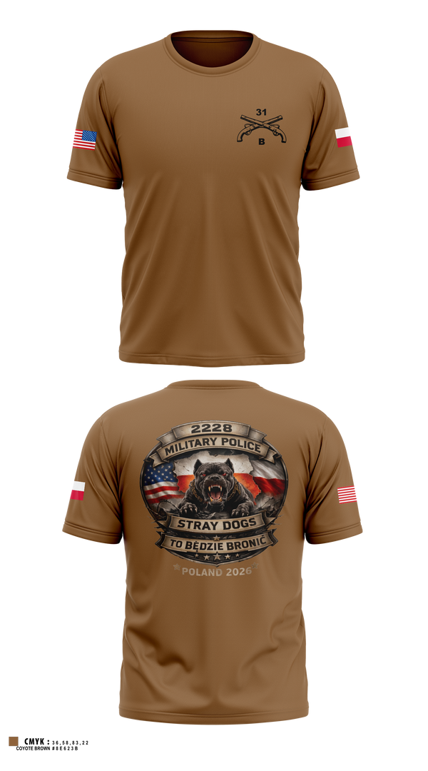 Short Sleeve Performance Shirt, 2228TH MP CO 3rd PLT, National Guard, Teamtime, Team time, sublimation, custom sports apparel, team uniforms, spirit wear, spiritwear, sports uniforms, custom shirts, team store, custom team store, fundraiser sports, apparel fundraiser