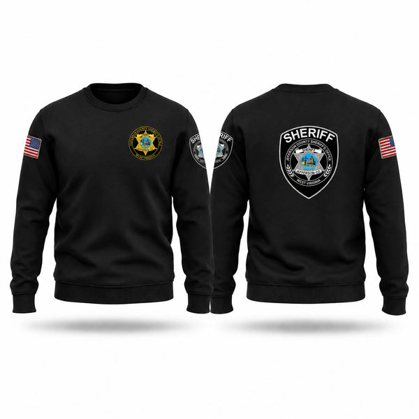 Crew Neck Sweatshirt, Jefferson County Sheriff's Office, Police, Teamtime, Team time, sublimation, custom sports apparel, team uniforms, spirit wear, spiritwear, sports uniforms, custom shirts, team store, custom team store, fundraiser sports, apparel fundraiser