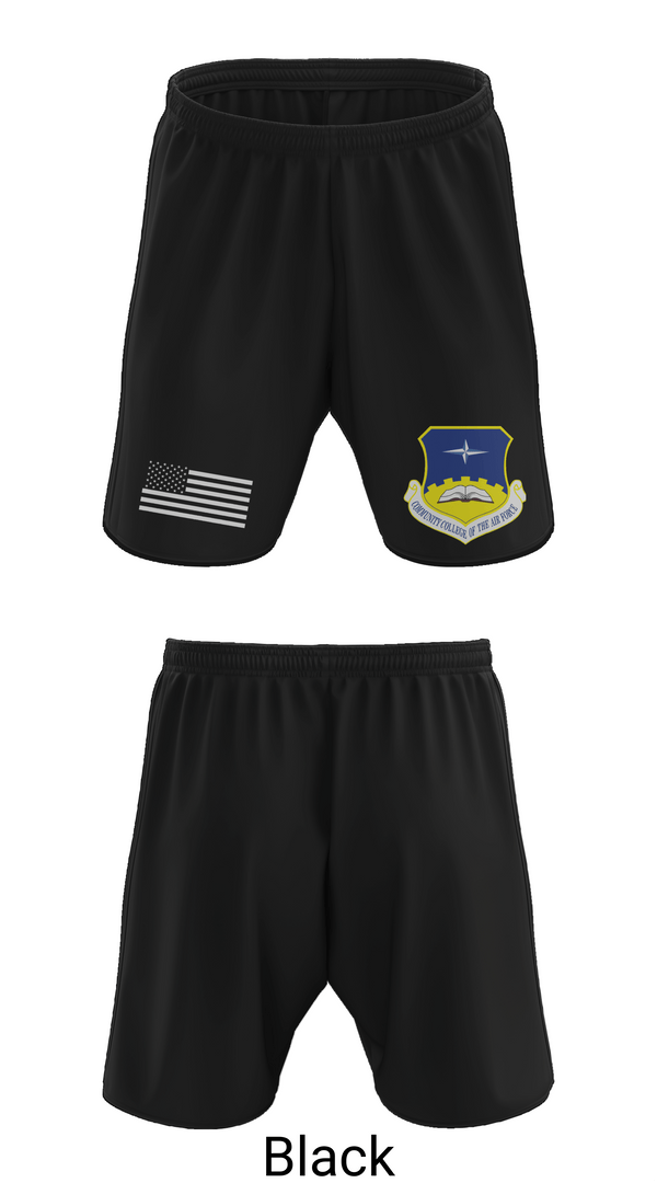 Athletic Shorts With Pockets, CCAF, Air Force, Teamtime, Team time, sublimation, custom sports apparel, team uniforms, spirit wear, spiritwear, sports uniforms, custom shirts, team store, custom team store, fundraiser sports, apparel fundraiser