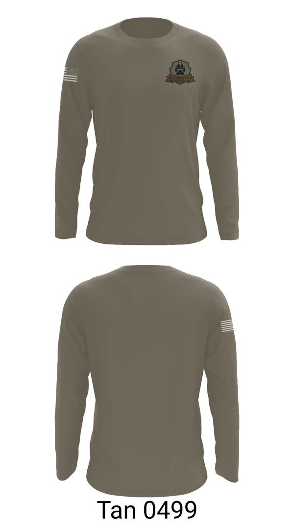 Long Sleeve Performance Shirt, Hagerstown Police K9 Unit, Police, Teamtime, Team time, sublimation, custom sports apparel, team uniforms, spirit wear, spiritwear, sports uniforms, custom shirts, team store, custom team store, fundraiser sports, apparel fundraiser