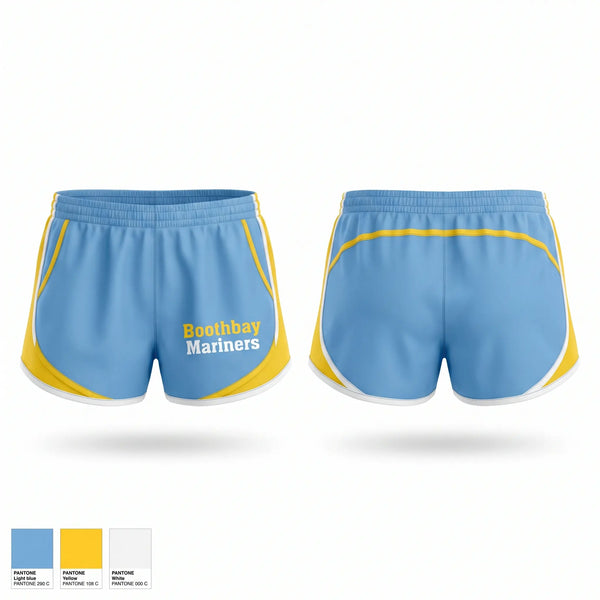Womens Shorts, Boothbay Mariners, Baseball, Teamtime, Team time, sublimation, custom sports apparel, team uniforms, spirit wear, spiritwear, sports uniforms, custom shirts, team store, custom team store, fundraiser sports, apparel fundraiser