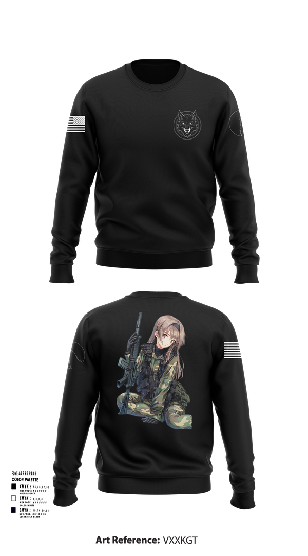 Crew Neck Sweatshirt, The House of Wolves, , Teamtime, Team time, sublimation, custom sports apparel, team uniforms, spirit wear, spiritwear, sports uniforms, custom shirts, team store, custom team store, fundraiser sports, apparel fundraiser