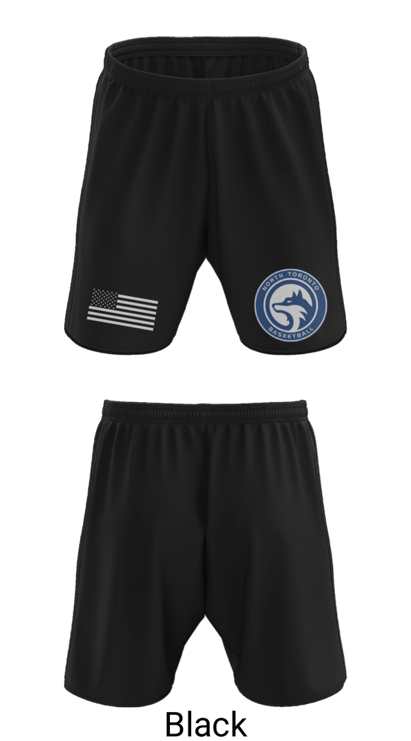 Athletic Shorts With Pockets, North Toronto Basketball Association, Men's Basketball, Teamtime, Team time, sublimation, custom sports apparel, team uniforms, spirit wear, spiritwear, sports uniforms, custom shirts, team store, custom team store, fundraiser sports, apparel fundraiser