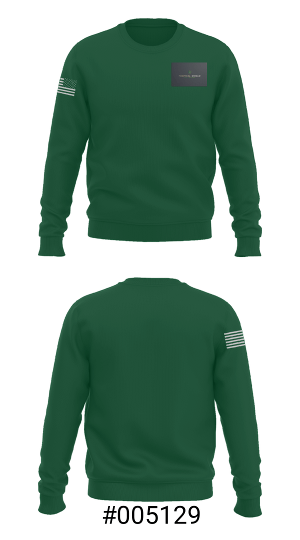 Crew Neck Sweatshirt, Tropical shieldTropical shield, , Teamtime, Team time, sublimation, custom sports apparel, team uniforms, spirit wear, spiritwear, sports uniforms, custom shirts, team store, custom team store, fundraiser sports, apparel fundraiser