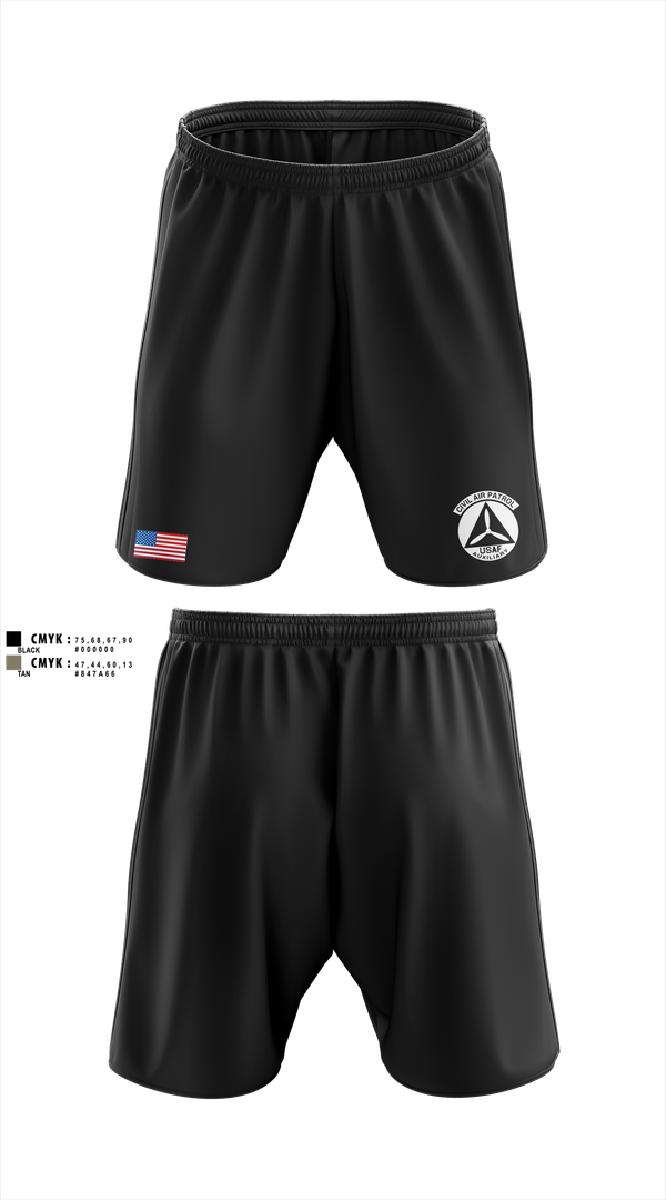 Athletic Shorts With Pockets, Wicomico Composite Squadron, Air Force, Teamtime, Team time, sublimation, custom sports apparel, team uniforms, spirit wear, spiritwear, sports uniforms, custom shirts, team store, custom team store, fundraiser sports, apparel fundraiser