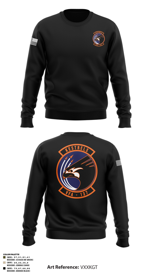 Crew Neck Sweatshirt, Kestrels, Navy, Teamtime, Team time, sublimation, custom sports apparel, team uniforms, spirit wear, spiritwear, sports uniforms, custom shirts, team store, custom team store, fundraiser sports, apparel fundraiser
