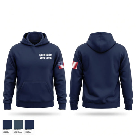 Hoodie, Salem Police Department, Police, Teamtime, Team time, sublimation, custom sports apparel, team uniforms, spirit wear, spiritwear, sports uniforms, custom shirts, team store, custom team store, fundraiser sports, apparel fundraiser