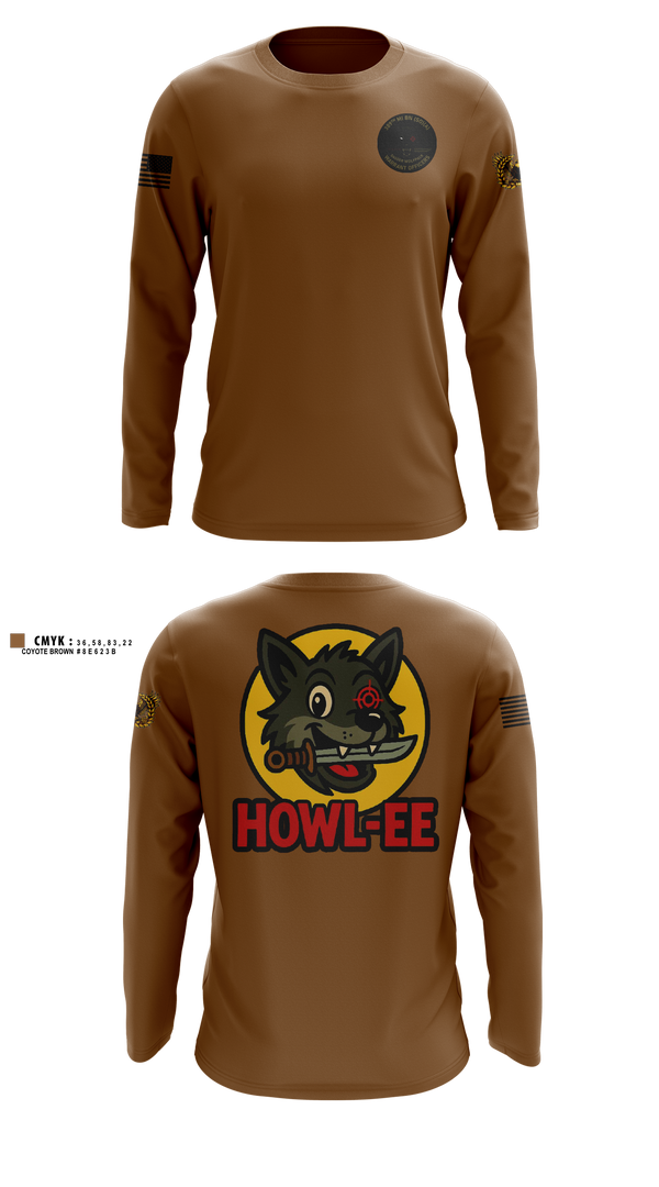 Long Sleeve Performance Shirt, 389th WOLFPACK, Army, Teamtime, Team time, sublimation, custom sports apparel, team uniforms, spirit wear, spiritwear, sports uniforms, custom shirts, team store, custom team store, fundraiser sports, apparel fundraiser