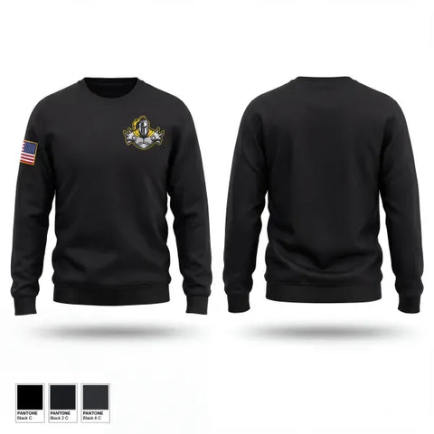 Crew Neck Sweatshirt, Black Knights, Army, Teamtime, Team time, sublimation, custom sports apparel, team uniforms, spirit wear, spiritwear, sports uniforms, custom shirts, team store, custom team store, fundraiser sports, apparel fundraiser
