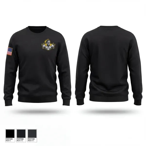 Crew Neck Sweatshirt, Black Knights, Army, Teamtime, Team time, sublimation, custom sports apparel, team uniforms, spirit wear, spiritwear, sports uniforms, custom shirts, team store, custom team store, fundraiser sports, apparel fundraiser