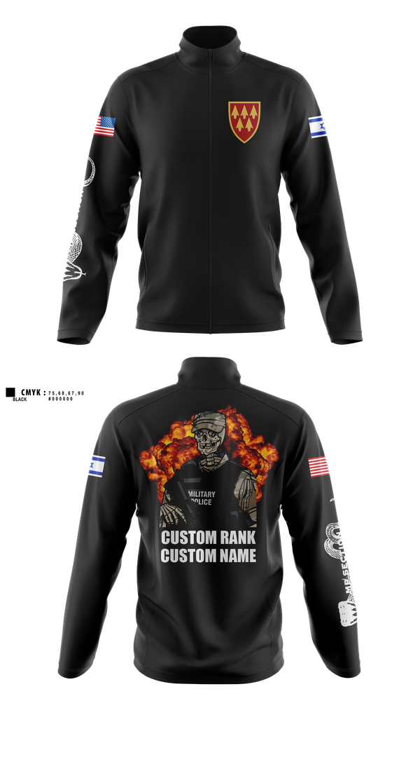 Fleece Jacket, 13th MDB, Army, Teamtime, Team time, sublimation, custom sports apparel, team uniforms, spirit wear, spiritwear, sports uniforms, custom shirts, team store, custom team store, fundraiser sports, apparel fundraiser