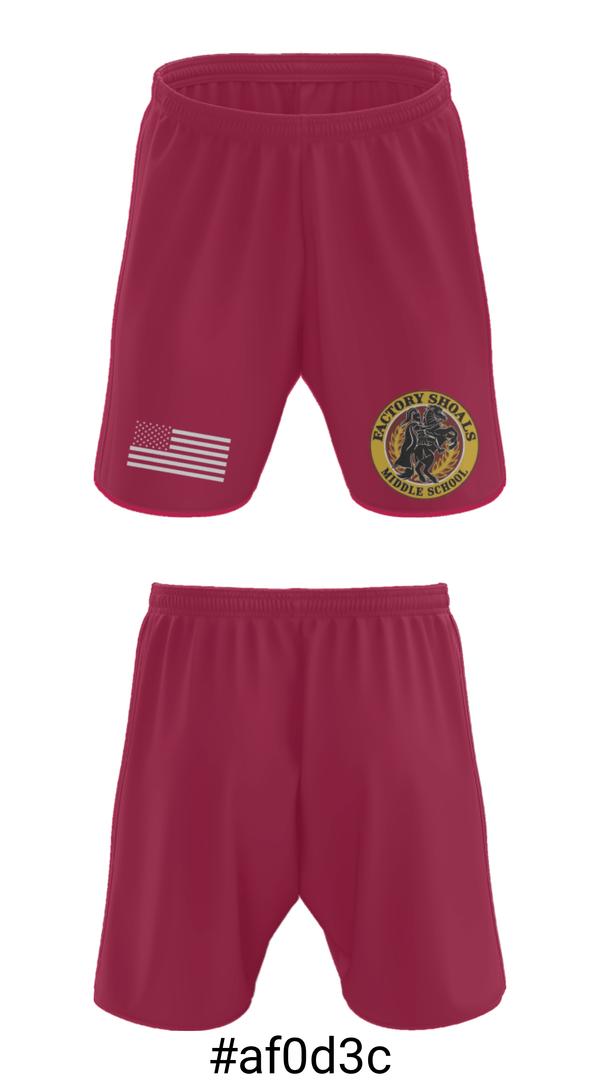 Athletic Shorts With Pockets, Factory Shoals Middle School Basketball, Women's Basketball, Teamtime, Team time, sublimation, custom sports apparel, team uniforms, spirit wear, spiritwear, sports uniforms, custom shirts, team store, custom team store, fundraiser sports, apparel fundraiser