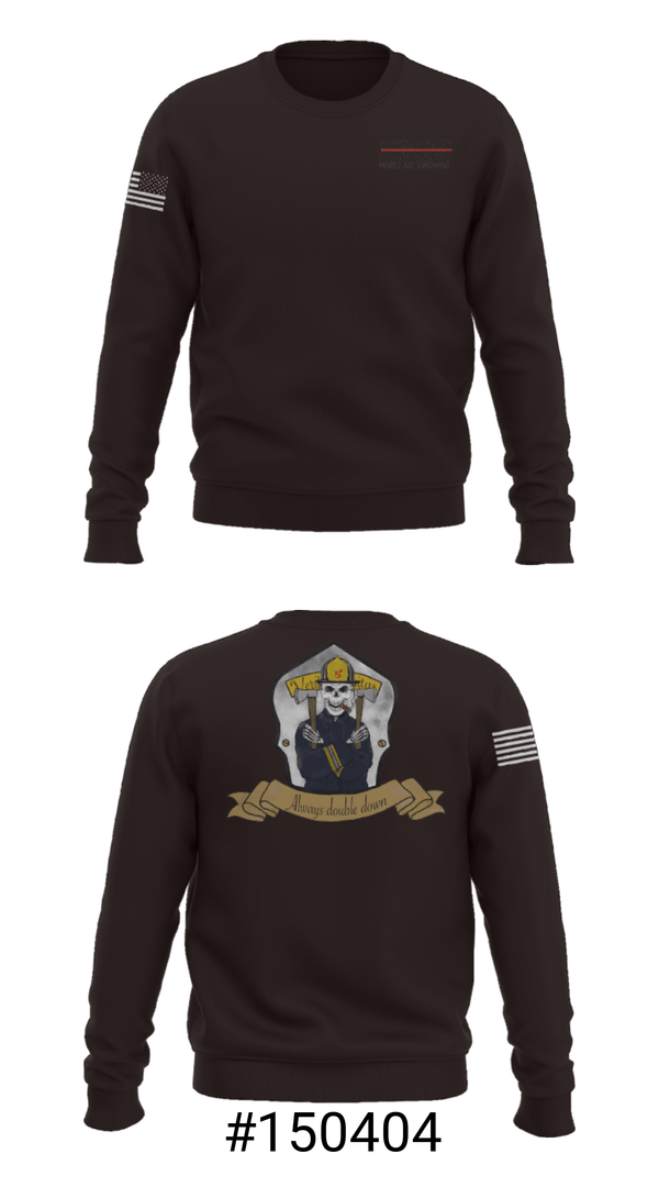 Crew Neck Sweatshirt, Red Line Mobile Axe Throwing, , Teamtime, Team time, sublimation, custom sports apparel, team uniforms, spirit wear, spiritwear, sports uniforms, custom shirts, team store, custom team store, fundraiser sports, apparel fundraiser