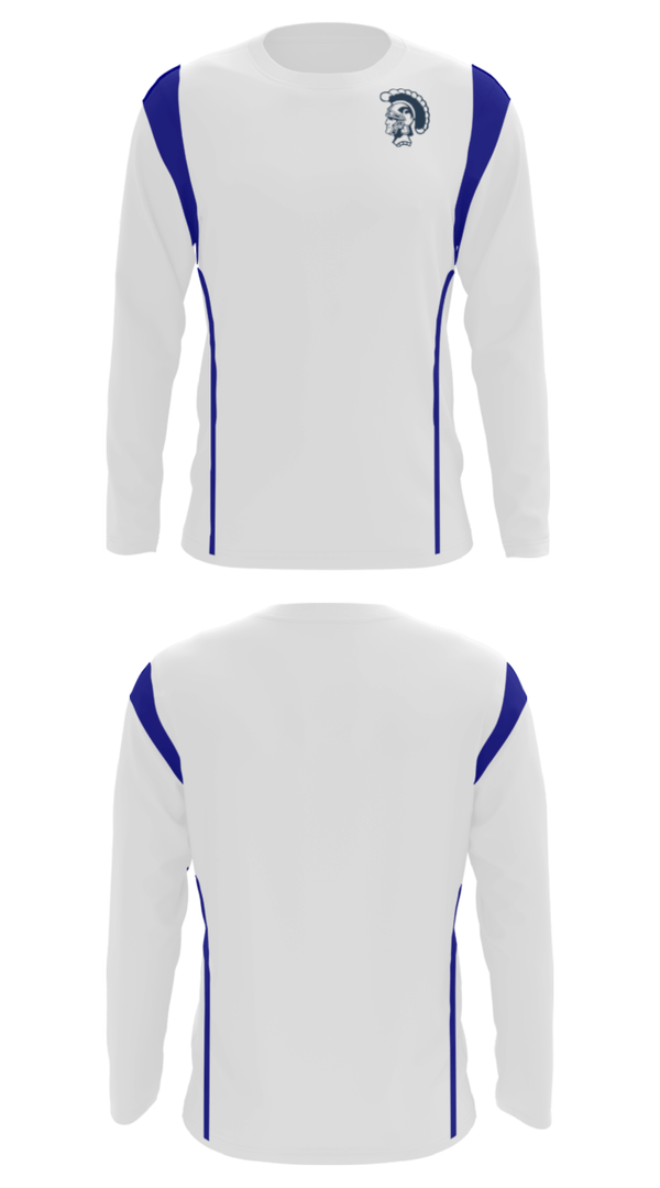 Long Sleeve Performance Shirt, Pottstown High School Basketball, Men's Basketball, Teamtime, Team time, sublimation, custom sports apparel, team uniforms, spirit wear, spiritwear, sports uniforms, custom shirts, team store, custom team store, fundraiser sports, apparel fundraiser