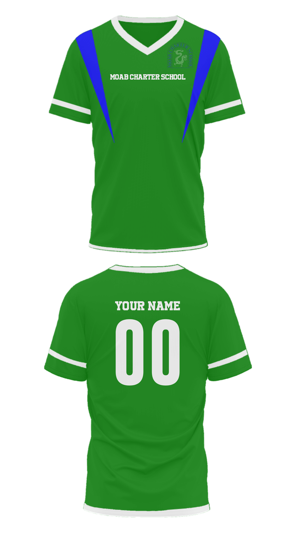 Mens Soccer Jersey, Moab Charter School, Spirit Store, Teamtime, Team time, sublimation, custom sports apparel, team uniforms, spirit wear, spiritwear, sports uniforms, custom shirts, team store, custom team store, fundraiser sports, apparel fundraiser