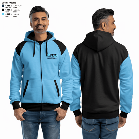 Zip Hoodie, Waianae, Men's Basketball, Teamtime, Team time, sublimation, custom sports apparel, team uniforms, spirit wear, spiritwear, sports uniforms, custom shirts, team store, custom team store, fundraiser sports, apparel fundraiser