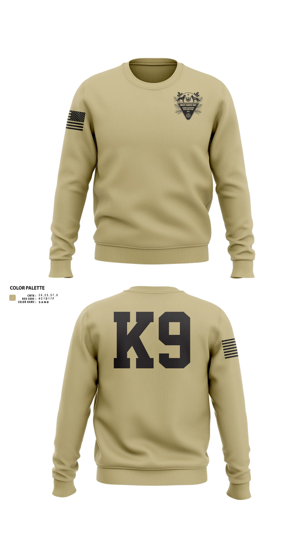 Crew Neck Sweatshirt, MSST Kings Bay, Coast Guard, Teamtime, Team time, sublimation, custom sports apparel, team uniforms, spirit wear, spiritwear, sports uniforms, custom shirts, team store, custom team store, fundraiser sports, apparel fundraiser