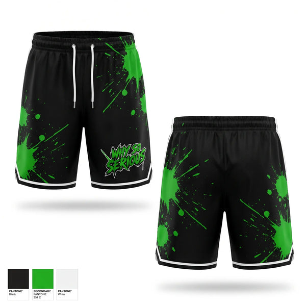 Athletic Shorts With Pockets, Why So Serious, Softball, Teamtime, Team time, sublimation, custom sports apparel, team uniforms, spirit wear, spiritwear, sports uniforms, custom shirts, team store, custom team store, fundraiser sports, apparel fundraiser