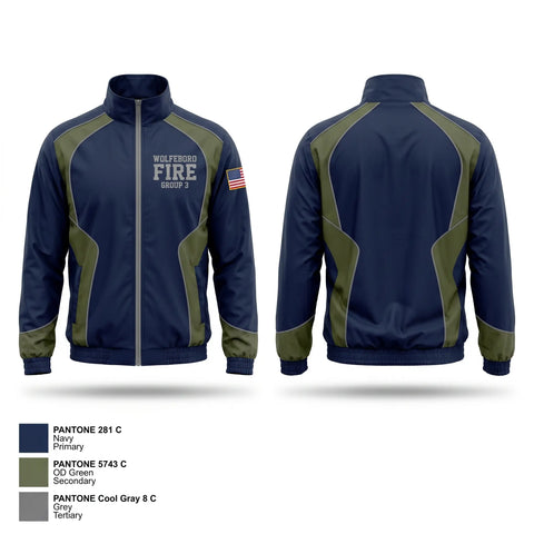 Windbreaker, Wolfeboro Fire group 3, Fire Department, Teamtime, Team time, sublimation, custom sports apparel, team uniforms, spirit wear, spiritwear, sports uniforms, custom shirts, team store, custom team store, fundraiser sports, apparel fundraiser