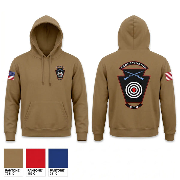 Hoodie, Marksmanship training unit, National Guard, Teamtime, Team time, sublimation, custom sports apparel, team uniforms, spirit wear, spiritwear, sports uniforms, custom shirts, team store, custom team store, fundraiser sports, apparel fundraiser