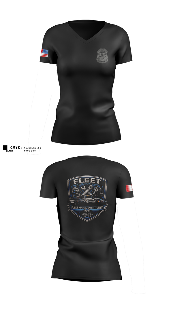 Womens Short Sleeve Vneck Shirt, Fleet, Police, Teamtime, Team time, sublimation, custom sports apparel, team uniforms, spirit wear, spiritwear, sports uniforms, custom shirts, team store, custom team store, fundraiser sports, apparel fundraiser