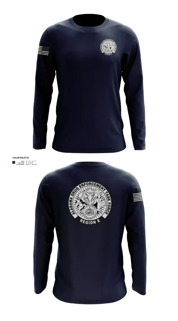 Long Sleeve Performance Shirt, Alabama Drug Enforcement Task Force, Police, Teamtime, Team time, sublimation, custom sports apparel, team uniforms, spirit wear, spiritwear, sports uniforms, custom shirts, team store, custom team store, fundraiser sports, apparel fundraiser