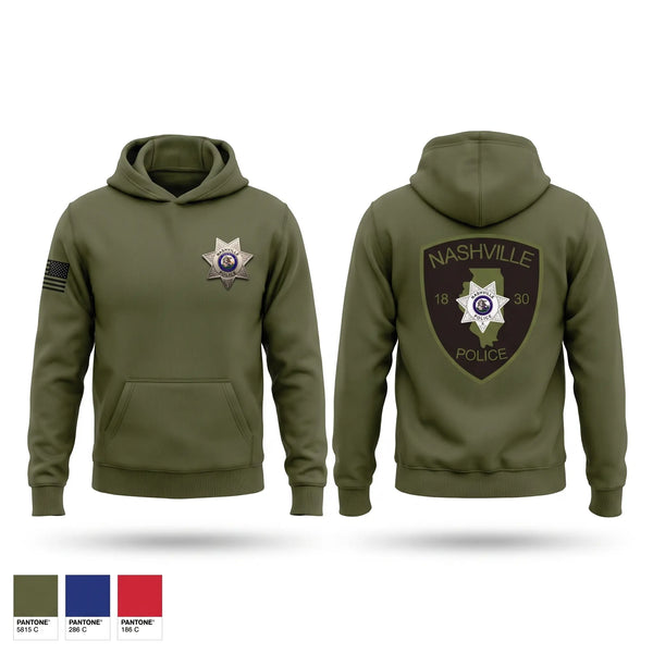 Hoodie, Nashville Police Department, IL, Police, Teamtime, Team time, sublimation, custom sports apparel, team uniforms, spirit wear, spiritwear, sports uniforms, custom shirts, team store, custom team store, fundraiser sports, apparel fundraiser