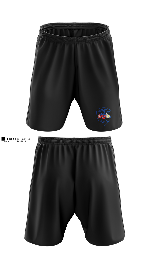 Athletic Shorts With Pockets, Hopkinton Police Department, Police, Teamtime, Team time, sublimation, custom sports apparel, team uniforms, spirit wear, spiritwear, sports uniforms, custom shirts, team store, custom team store, fundraiser sports, apparel fundraiser