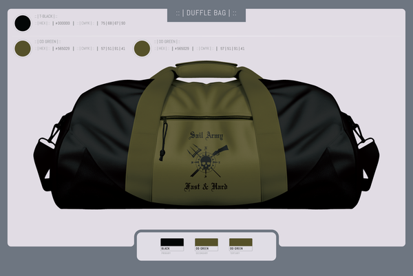 Duffle Bag, , Army, Teamtime, Team time, sublimation, custom sports apparel, team uniforms, spirit wear, spiritwear, sports uniforms, custom shirts, team store, custom team store, fundraiser sports, apparel fundraiser