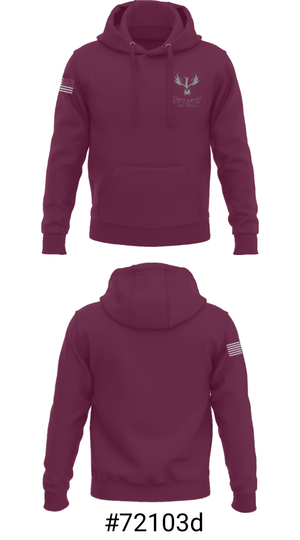 Hoodie, Discovery High School, Spirit Store, Teamtime, Team time, sublimation, custom sports apparel, team uniforms, spirit wear, spiritwear, sports uniforms, custom shirts, team store, custom team store, fundraiser sports, apparel fundraiser