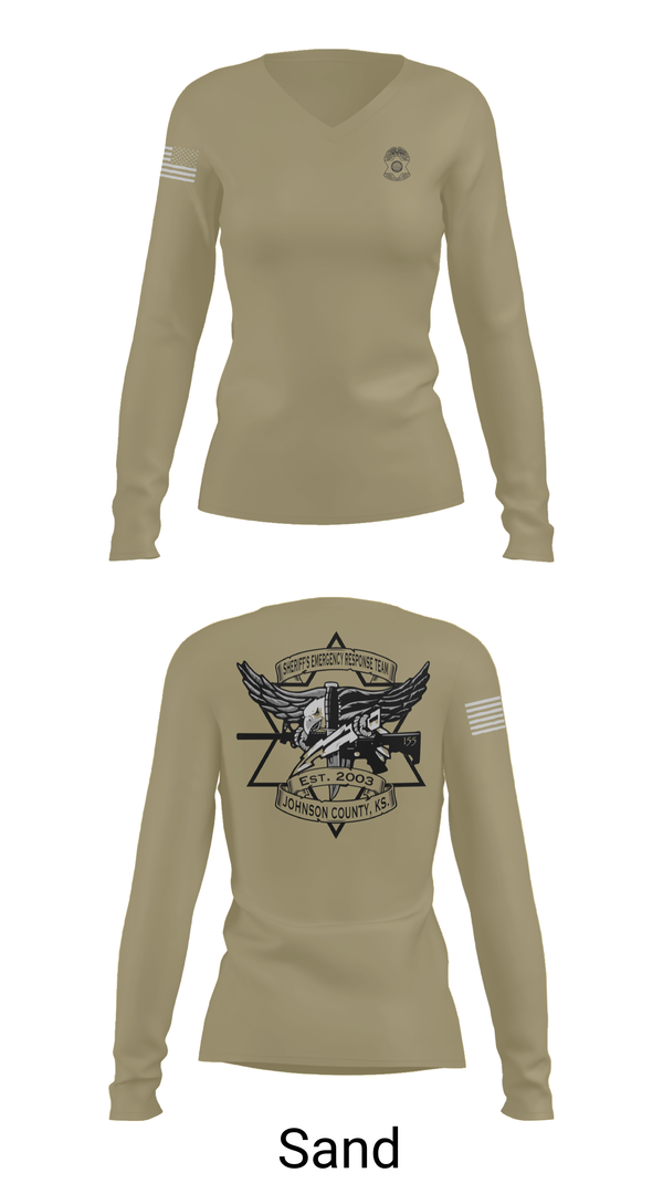 Womens Long Sleeve Vneck Shirt, sert, , Teamtime, Team time, sublimation, custom sports apparel, team uniforms, spirit wear, spiritwear, sports uniforms, custom shirts, team store, custom team store, fundraiser sports, apparel fundraiser