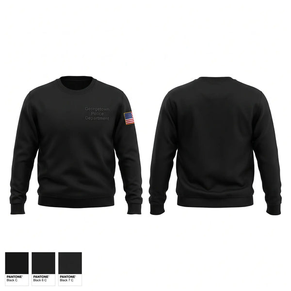 Crew Neck Sweatshirt, Georgetown Police Department, Police, Teamtime, Team time, sublimation, custom sports apparel, team uniforms, spirit wear, spiritwear, sports uniforms, custom shirts, team store, custom team store, fundraiser sports, apparel fundraiser