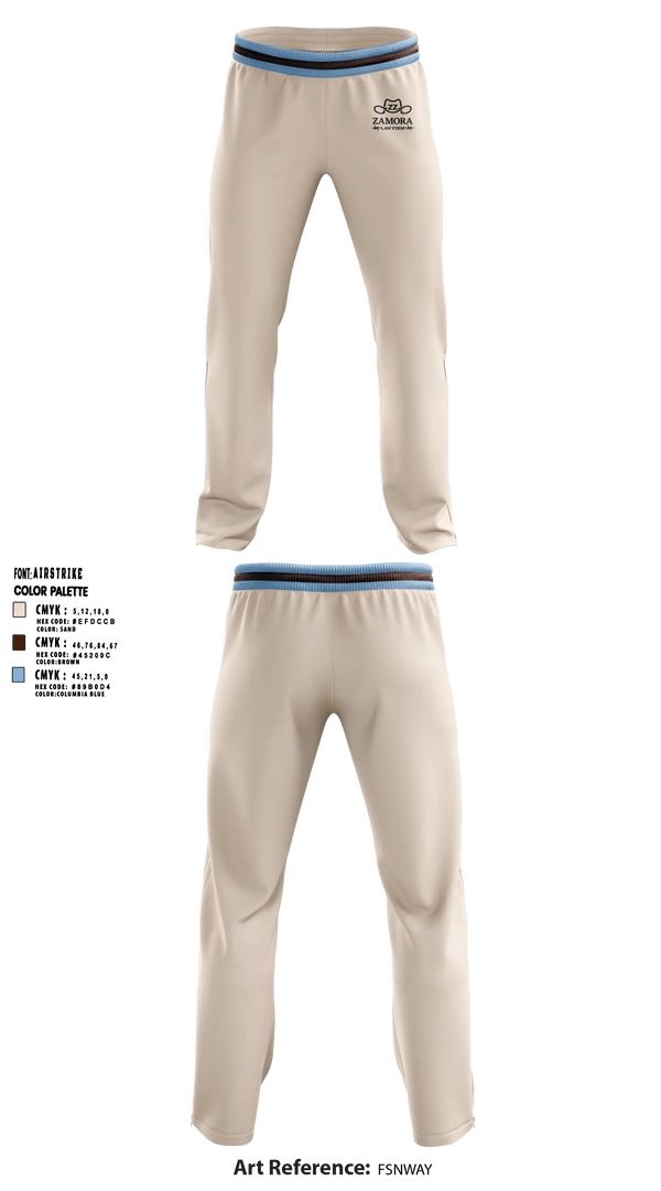 Sweatpants, Zamora Law Firm, , Teamtime, Team time, sublimation, custom sports apparel, team uniforms, spirit wear, spiritwear, sports uniforms, custom shirts, team store, custom team store, fundraiser sports, apparel fundraiser