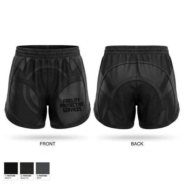 Womens Shorts, Fidelity Protective Services, , Teamtime, Team time, sublimation, custom sports apparel, team uniforms, spirit wear, spiritwear, sports uniforms, custom shirts, team store, custom team store, fundraiser sports, apparel fundraiser
